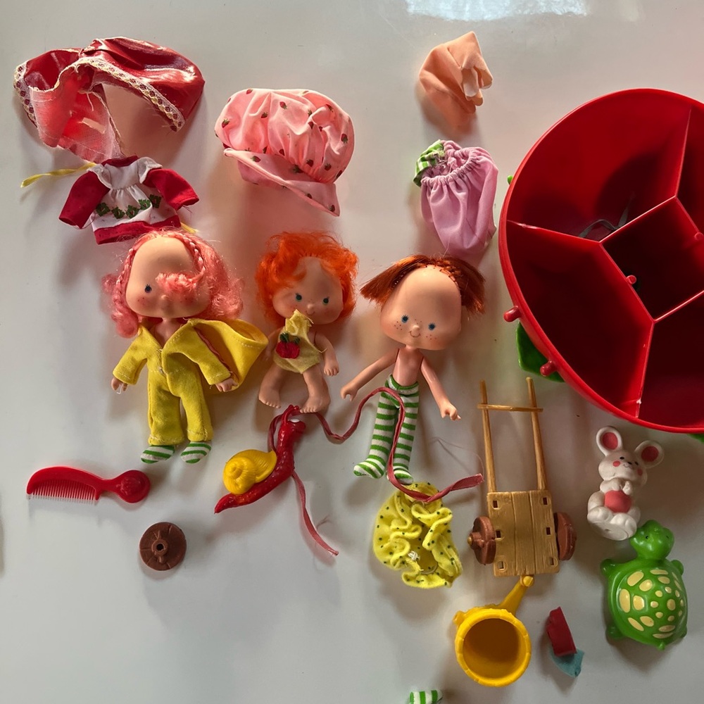 Strawberry Shortcake vintage dolls and case - Picture 3 of 5